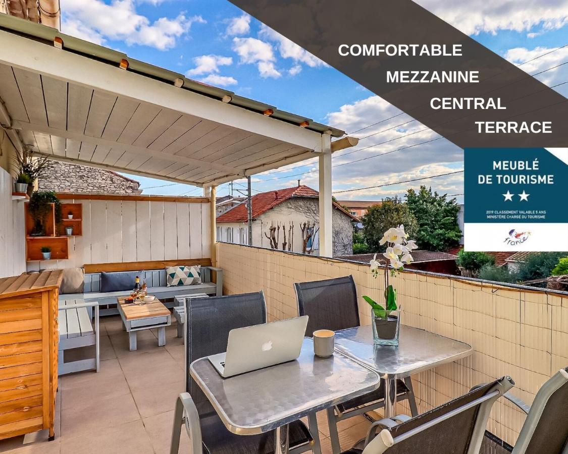 Appart Cosy Terrasse Gare De Nimes Lejlighed Eksteriør billede